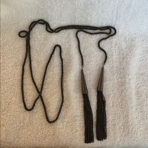 graphite kendra scott wrap necklace